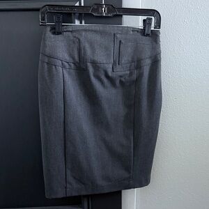 Express Charcoal Pencil Skirt